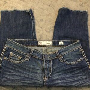 BKE Stella Women's Blue Capri/Jeans Size 29 Waist